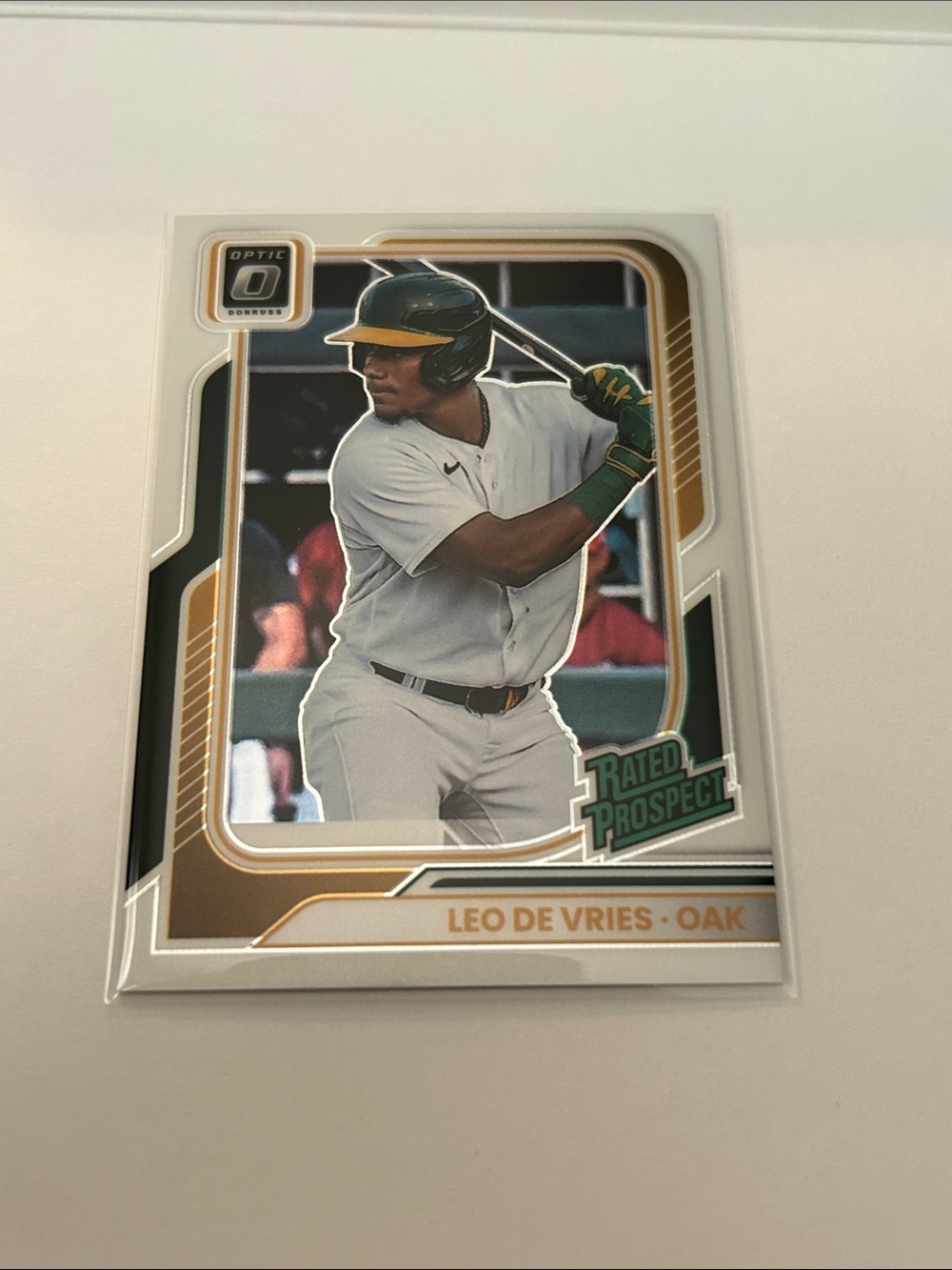 2026 Panini Donruss - Optic Rated Prospects Leo De Vries #129 Holo Prizm (RC)